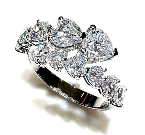 Anello X-Diamond Donna in Oro bianco Diamante Lab Grown 2.48 Ct XXDAETCU001O4BI248 - XXDAETCU001O4BI248